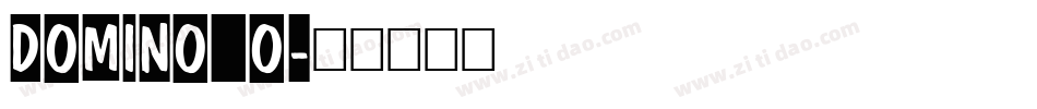 Domino_o字体转换