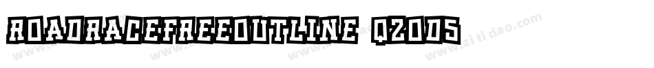 RoadracefreeOutline-qZod5字体转换