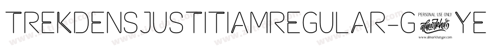 TrekdensJustitiamRegular-g7yE字体转换