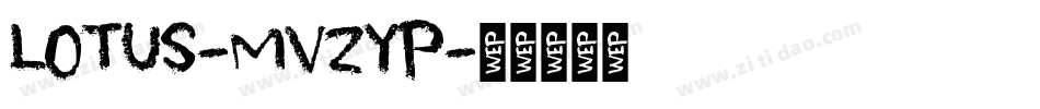 Lotus-MVZYp字体转换 Lotus-MVZYp字体转换