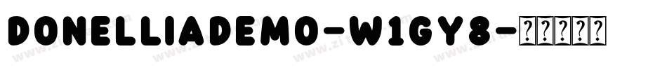 DonelliaDemo-w1GY8字体转换