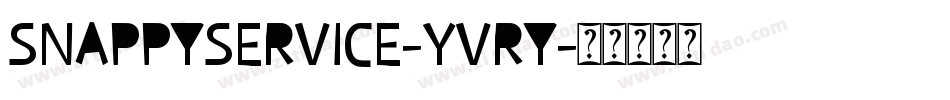 Snappyservice-YVry字体转换