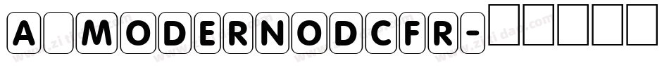 a_ModernoDcFr字体转换