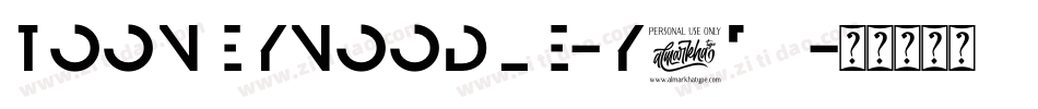 Tooneynoodle-y7P2字体转换