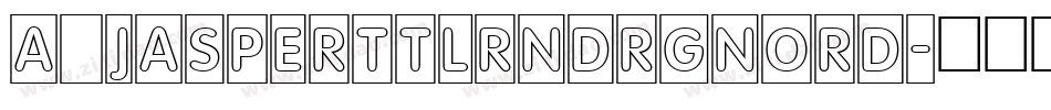 a_JasperTtlRndRgNord字体转换
