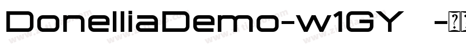 DonelliaDemo-w1GY8字体转换