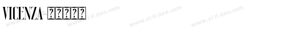 Vicenza字体转换