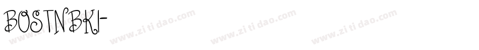 BOSTNBKI字体转换