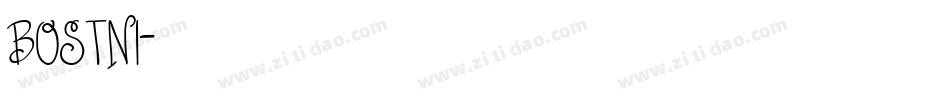 BOSTNI字体转换