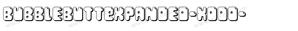 BubbleButtExpanded-XOOo字体转换