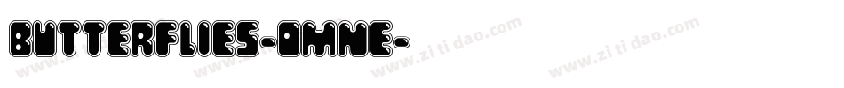 Butterflies-OMne字体转换