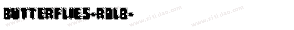 Butterflies-rdlB字体转换