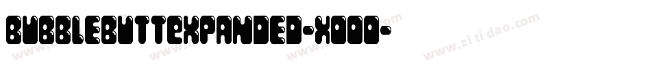 BubbleButtExpanded-XOOo字体转换