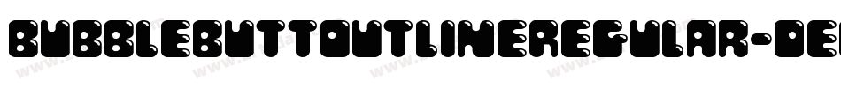 BubbleButtOutlineRegular-0ee4字体转换