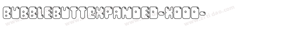 BubbleButtExpanded-XOOo字体转换