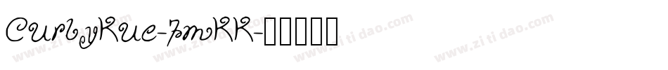 CurlyKue-7mKK字体转换