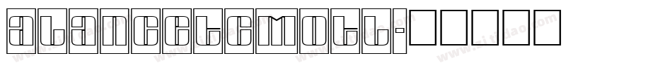 aLancetCmOtl字体转换