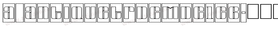 a_AntiqueTrdCmDc1Cb字体转换