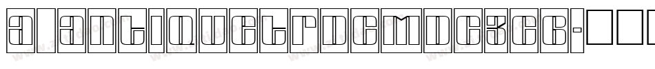 a_AntiqueTrdCmDc3Cb字体转换