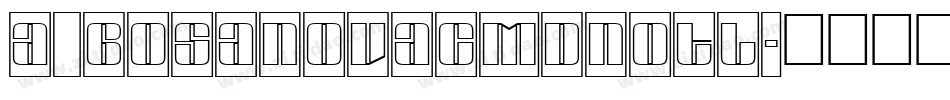 a_BosaNovaCmDnOtl字体转换
