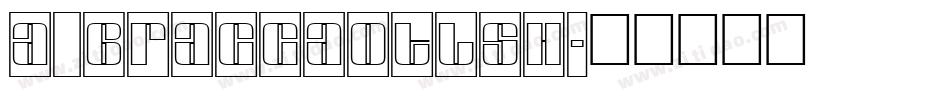 a_BraggaOtlSh字体转换