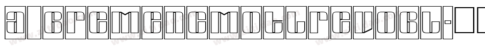 a_BremenCmOtlRevObl字体转换