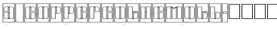 a_CopperGothCmOtl字体转换