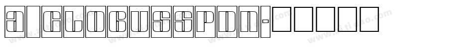 a_GlobusSpDn字体转换