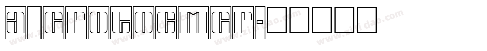 a_GrotoCmGr字体转换