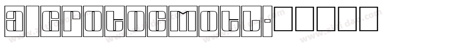 a_GrotoCmOtl字体转换
