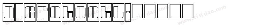 a_GrotoOtl字体转换