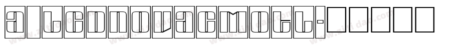 a_LCDNovaCmOtl字体转换