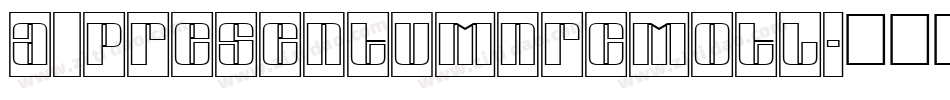 a_PresentumNrCmOtl字体转换