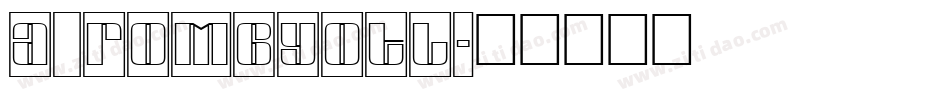 a_RombyOtl字体转换