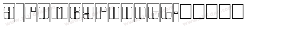 a_RombyRndOtl字体转换