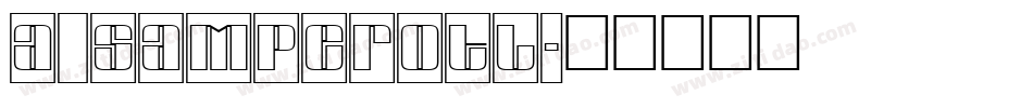 a_SamperOtl字体转换