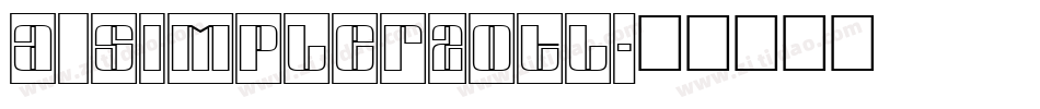 a_Simpler2Otl字体转换