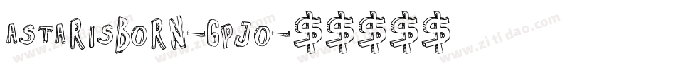 AStarIsBorn-6Pjo字体转换