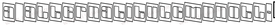 a_AlternaTitulCmDnOtl字体转换