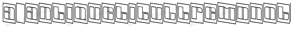 a_AntiqueTitulTrCmDnOtl字体转换