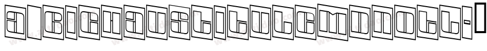 a_BighausTitulCmDnOtl字体转换