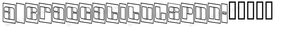 a_BraggaTitulSpDn字体转换