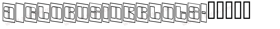 a_GlobusInkBlots字体转换