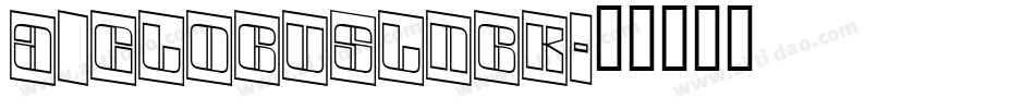 a_GlobusLnBk字体转换