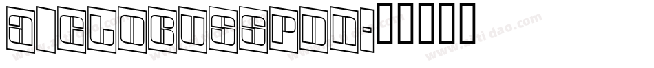 a_GlobusSpDn字体转换