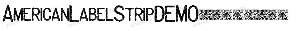 AmericanLabelStripDEMO-2字体转换
