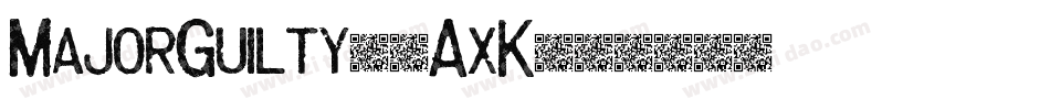 MajorGuilty-7AxK字体转换