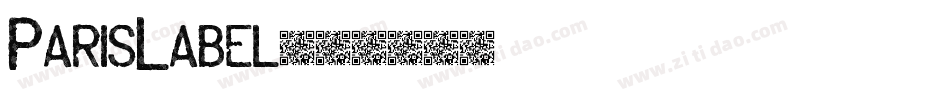 ParisLabel字体转换