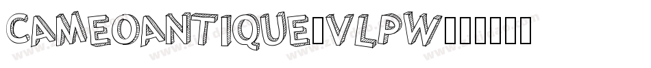 Cameoantique-VLPw字体转换