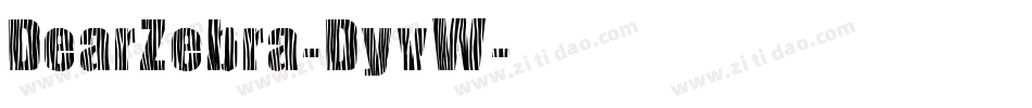 DearZebra-DyvW字体转换